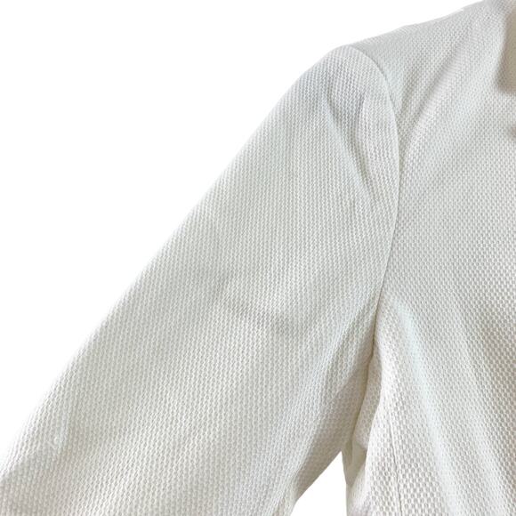 Rag & Bone Redgrave Textured Three Button Collared Blazer Jacket Vanilla Size 4 - Picture 7 of 7